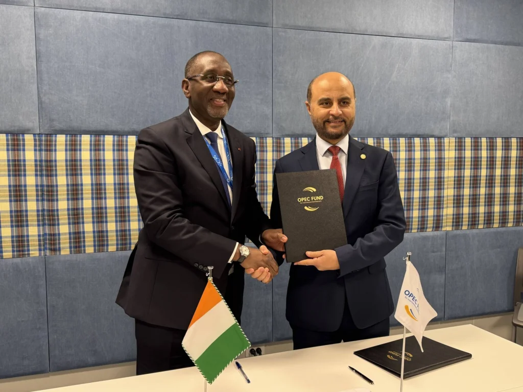 Signature du partenariat entre la Côte d’Ivoire et le Fonds de l’OPEP.
