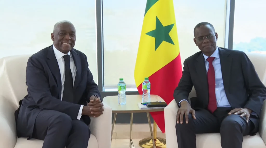 Makhtar Diop reçu par le Premier ministre Ahmadou Al Aminou Lô à Dakar